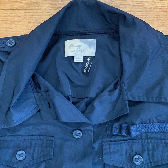 Elizabeth and James 5F Bergdorf Goodman Jacket Women’s Small Blue Lightweight - Picture 2 of 8